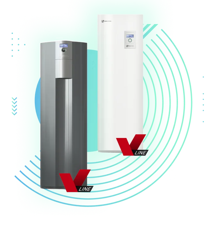 Alpha Innotec inverter-maasoojuspump V-Line siseüksused