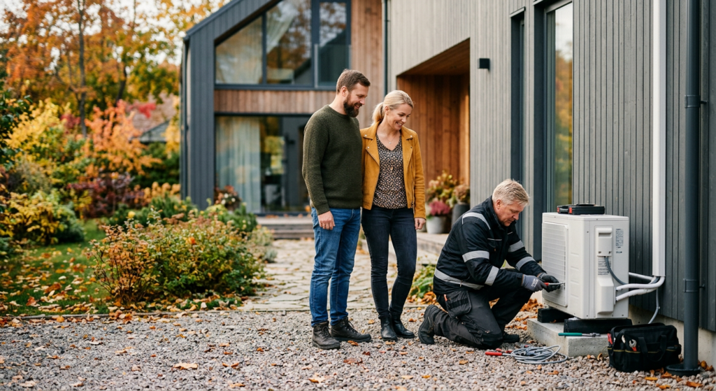 soojuspumba paigaldus kodus